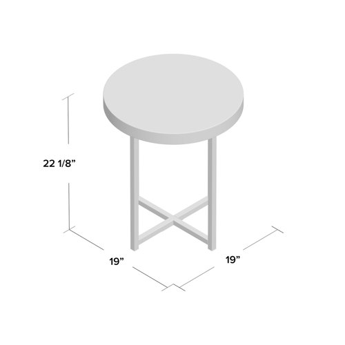 Wrought Studio Quan End Table & Reviews Wayfair